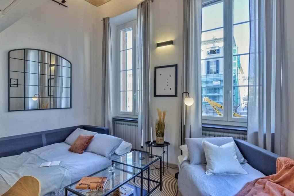 Luminoso Appartamento Nel Cuore Di Genova+Balcone Extérieur photo